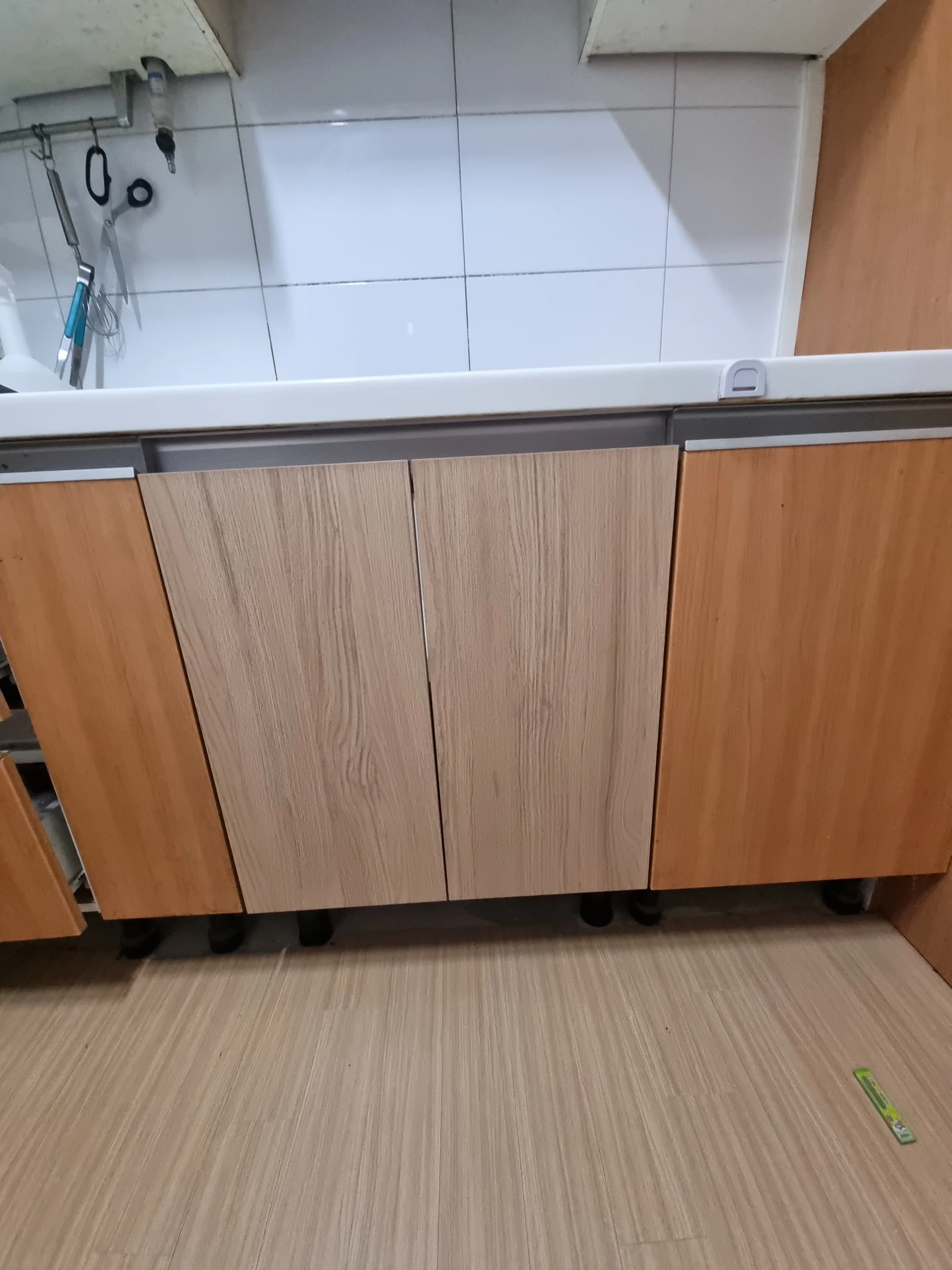 부분장 도어 마감 전후 사진 - 후